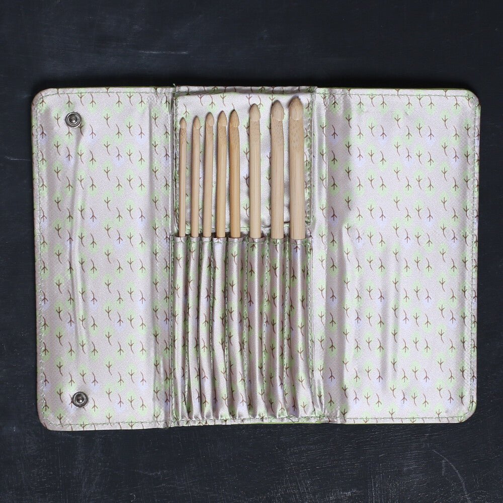 Addi Click 15 Cm Bambu Değiştirilebilir Misinalı Tunus Tığ Uç Seti - 540-2 - Hobium